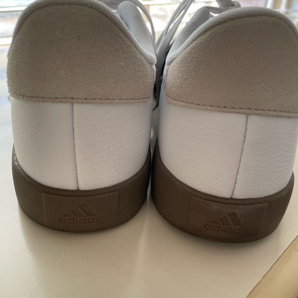 Adidas Women's White and Black Sneakers - Picture 3 of 6